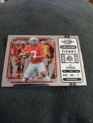 2023 Panini Optic - College Ticket. C.J. Stroud #2 (RC). Ohio State. NRMT+ - Football Card Single