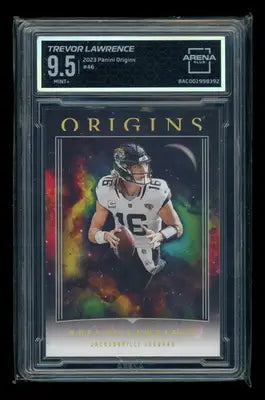 2023 Panini Origins Trevor Lawrence #46 Football Arena Club 9.5 - Football Card Single