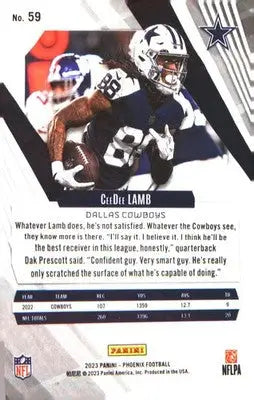2023 Panini Phoenix #59 CeeDee Lamb - Football Card Single