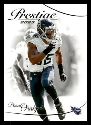 2023 Panini Prestige #282 Brian Orakpo - Football Card Single