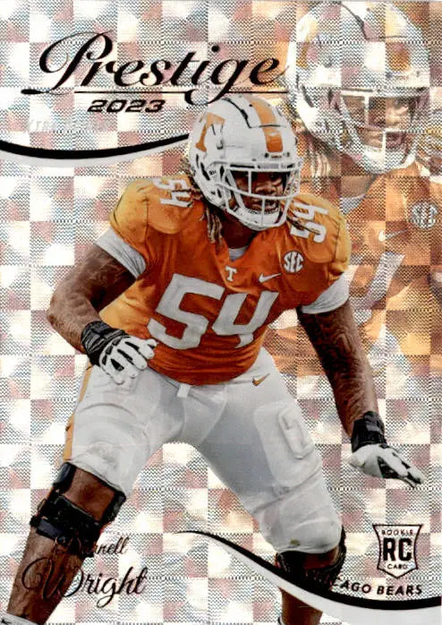 2023 Panini Prestige #324 Darnell Wright Xtra Points Hyper - Football Card Single