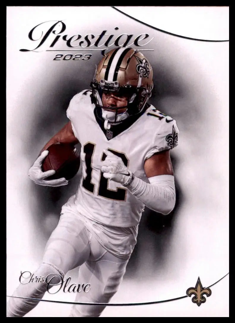 2023 Panini Prestige Chris Olave #208 New Orleans Saints Football Card NFL Sport - Football Card Single