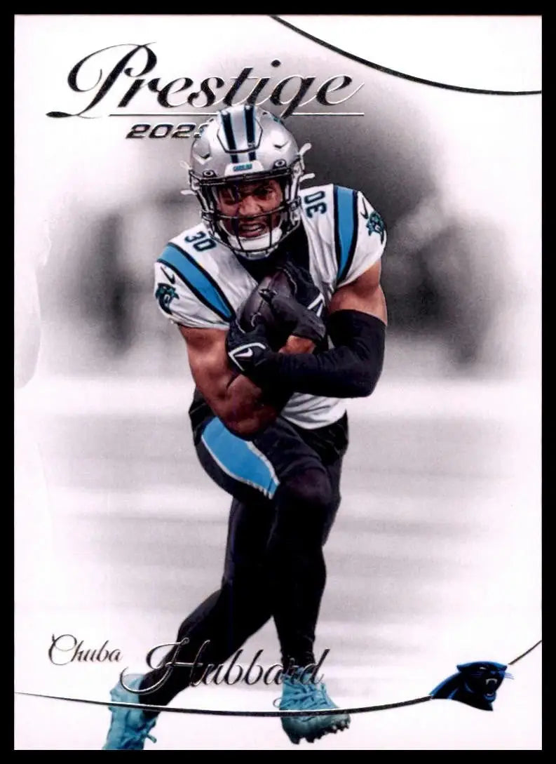 2023 Panini Prestige Chuba Hubbard #40 Carolina Panthers Football Card NFL Sport - Football Card Single