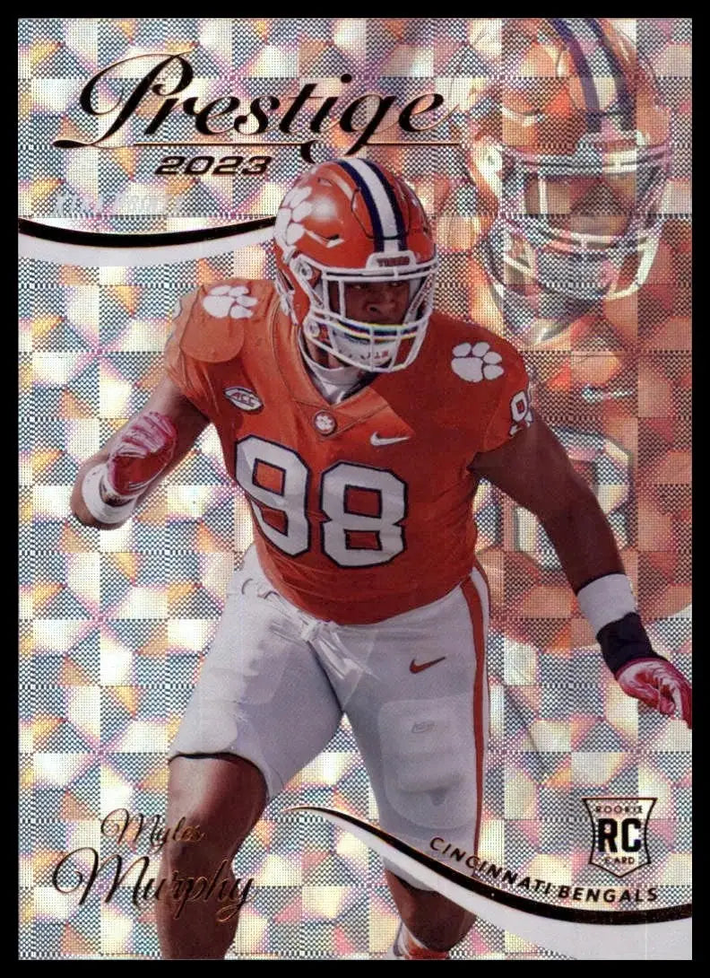 2023 Panini Prestige Hyper Rookie Myles Murphy #367 Cincinnati Bengals Football - Football Card Single