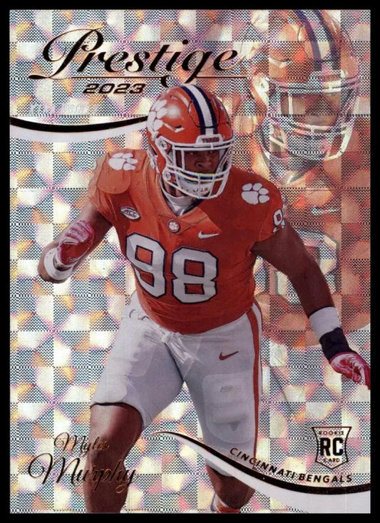2023 Panini Prestige Hyper Rookie Myles Murphy #367 Cincinnati Bengals Football - Football Card Single