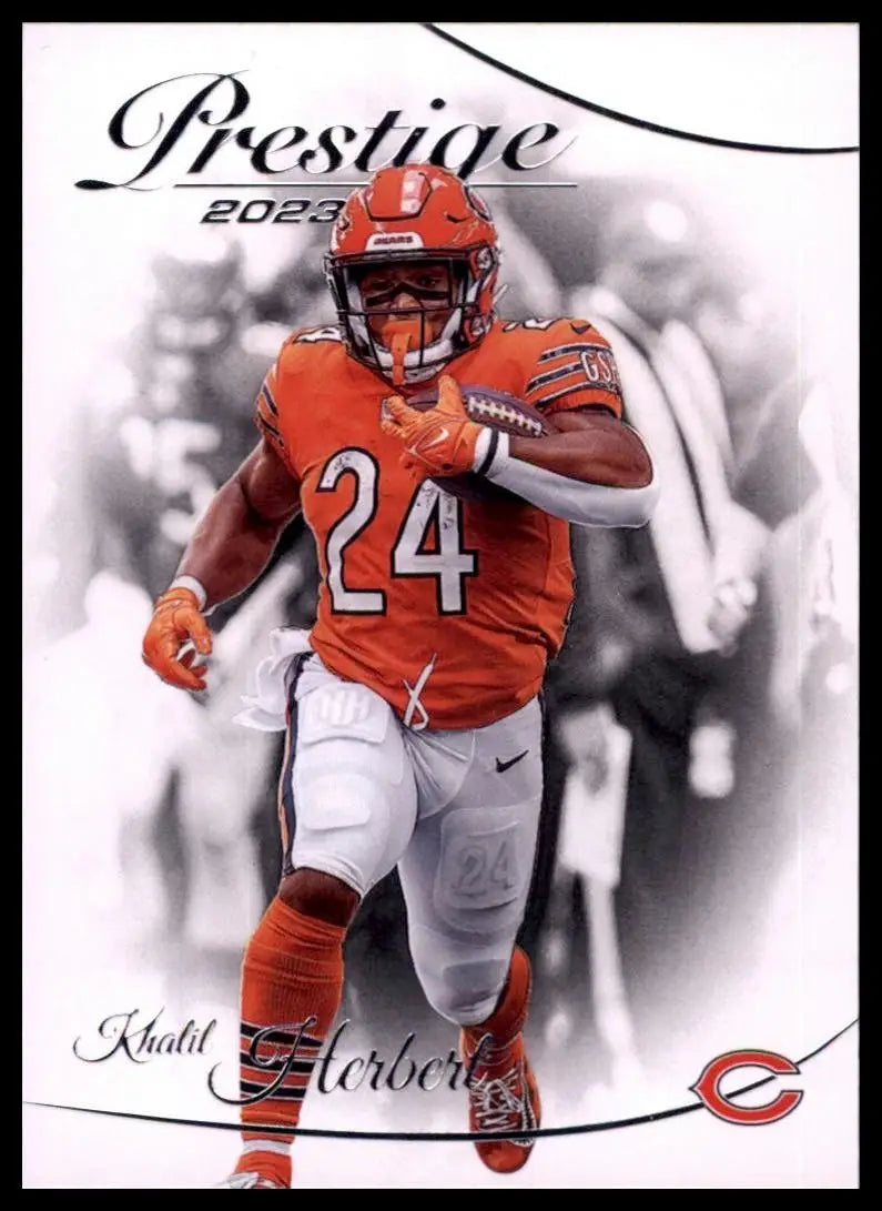2023 Panini Prestige Khalil Herbert #55 Chicago Bears Football Card NFL Sports - Football Card Single