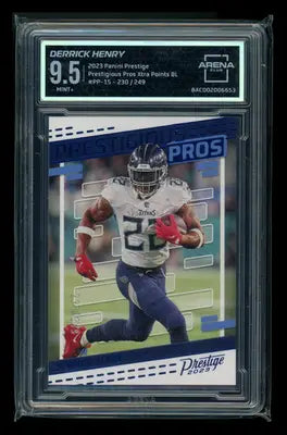 2023 Panini Prestige Prestigious Pros Xtra Points Derrick Henry 230/249 AC 9.5 - Football Card Single