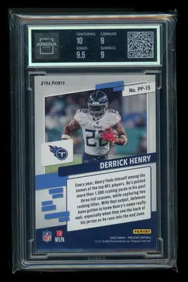 2023 Panini Prestige Prestigious Pros Xtra Points Derrick Henry 230/249 AC 9.5 - Football Card Single