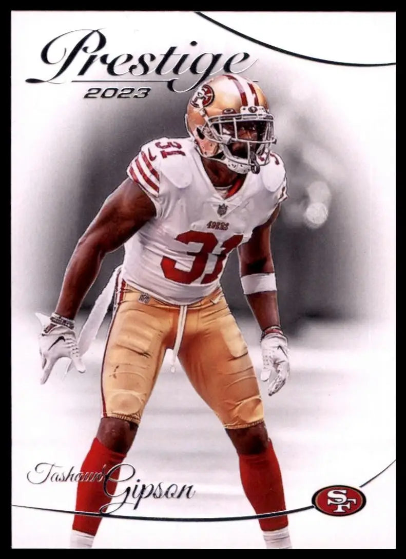 2023 Panini Prestige Tashaun Gipson #262 San Francisco 49ers Football Card NFL - Football Card Single
