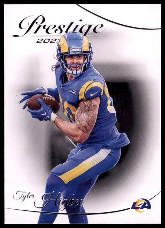2023 Panini Prestige Tyler Higbee #177 Los Angeles Rams Football Card NFL Sports - Football Card Single