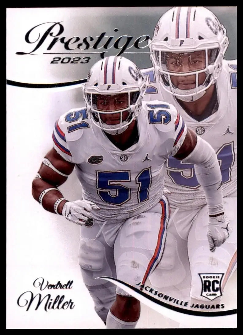 2023 Panini Prestige Ventrell Miller #386 Rookie Jacksonville Jaguars Football
