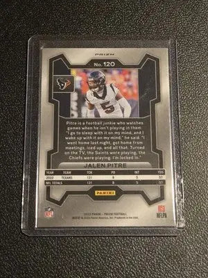 2023 Panini Prizm #120 Jalen Pitre Disco - Football Card Single