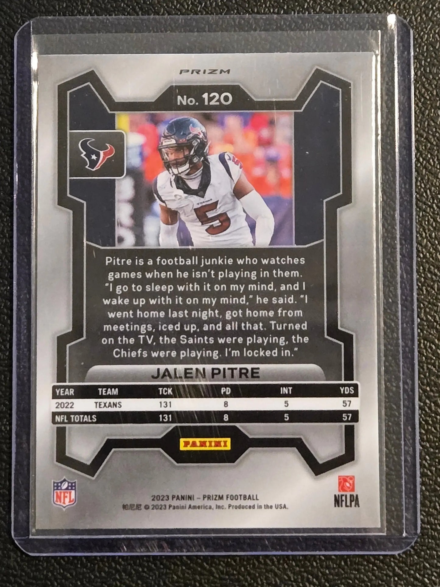 2023 Panini Prizm #120 Jalen Pitre Disco - Football Card Single