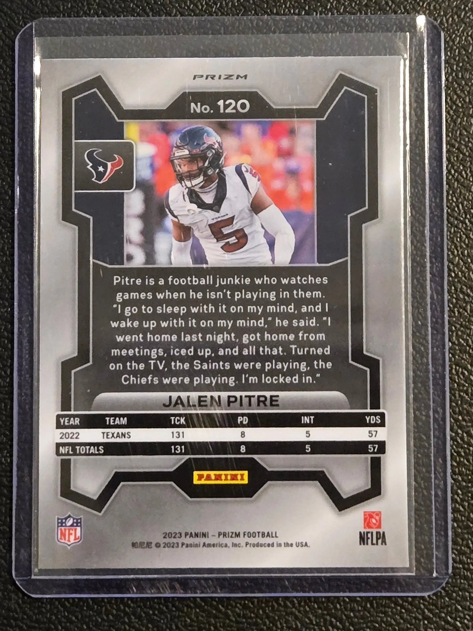2023 Panini Prizm #120 Jalen Pitre Disco - Football Card Single
