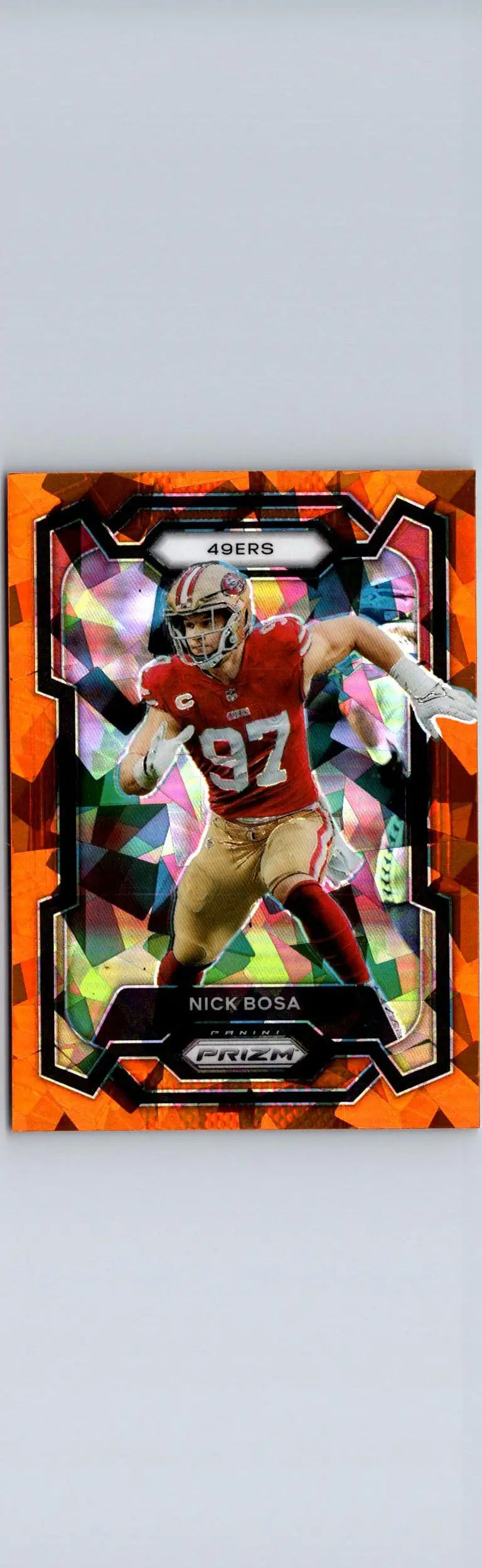 2023 Panini Prizm #272 Nick Bosa Orange Ice - Football Card Single
