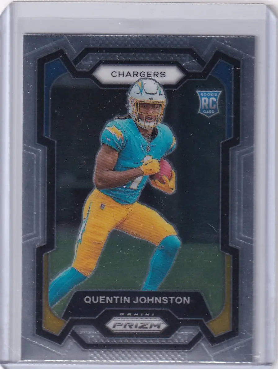 2023 Panini Prizm #353 Quentin Johnston - Los Angeles Chargers - Football Card Single