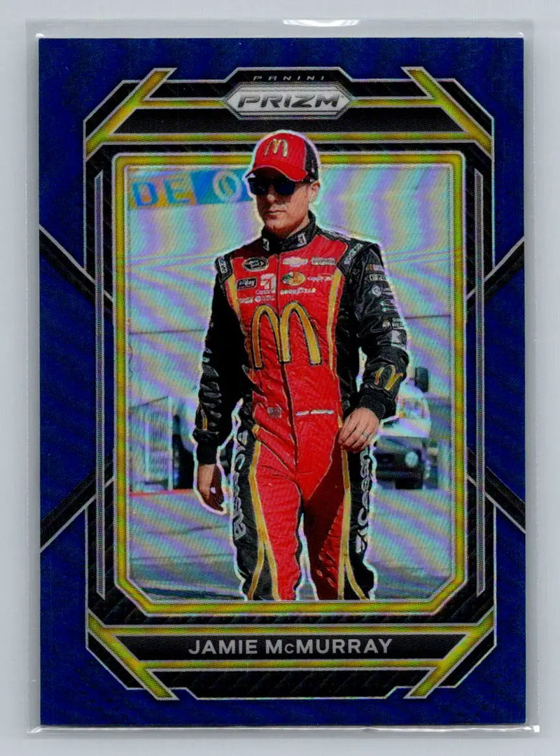 2023 Panini Prizm #54 Jamie McMurray Blue Prizm #/499 Chip Ganassi Racing - Racing Card Single