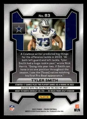2023 Panini Prizm #83 Tyler Smith - Football Card Single