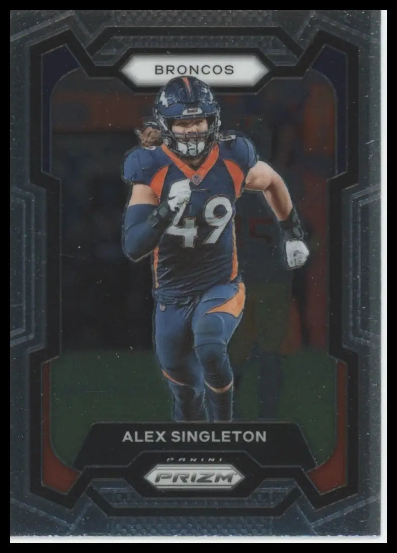 2023 Panini Prizm Alex Singleton 84 Denver Broncos - Football Card Single