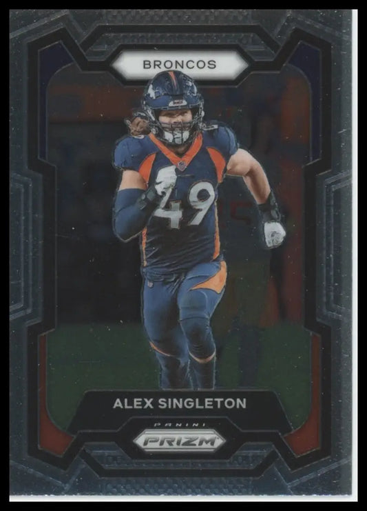 2023 Panini Prizm Alex Singleton 84 Denver Broncos - Football Card Single