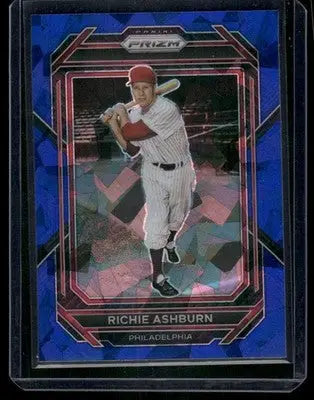 2023 Panini Prizm Baseball Richie Ashburn #281 Blue Baseball - Baseball Card Single