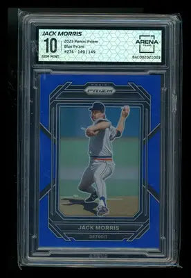 2023 Panini Prizm Blue Prizm Jack Morris #274 149/149 Baseball Arena Club 10 - Baseball Card Single