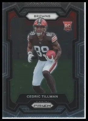 2023 Panini Prizm Cedric Tillman RC 321 Cleveland Browns - Football Card Single
