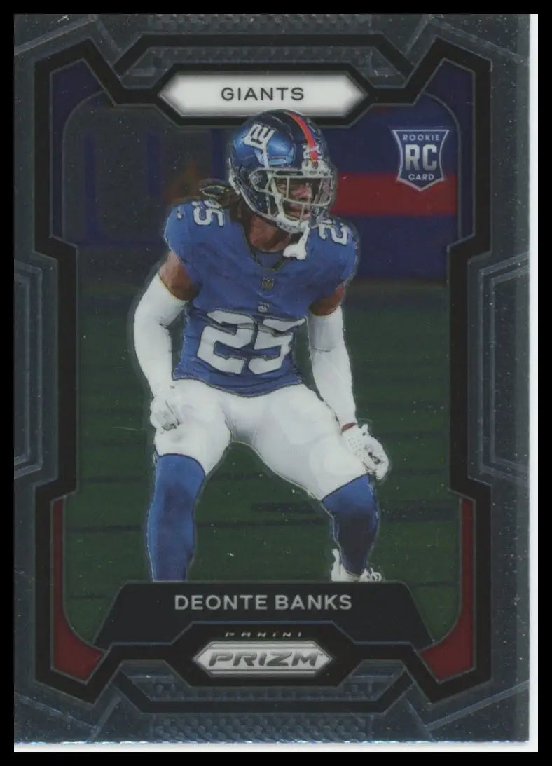 2023 Panini Prizm Deonte Banks RC 376 New York Giants - Football Card Single