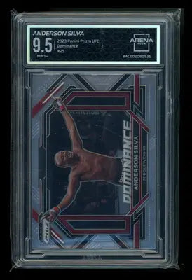 2023 Panini Prizm Dominance Anderson Silva #25 MMA Arena Club 9.5