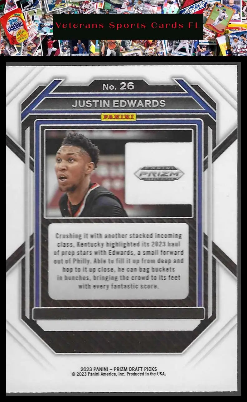 2023 Panini Prizm Draft Picks #25 Dariq Whitehead - Basketball Card Single