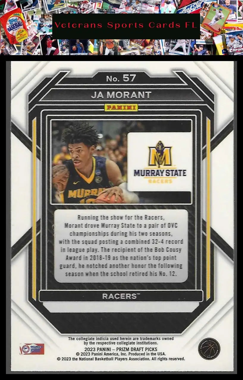 2023 Panini Prizm Draft Picks #54 Trae Young - Basketball Card Single