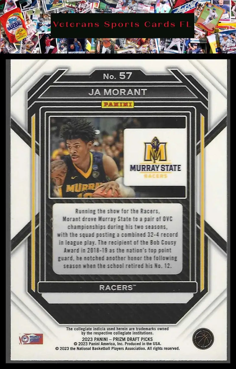2023 Panini Prizm Draft Picks #54 Trae Young - Basketball Card Single
