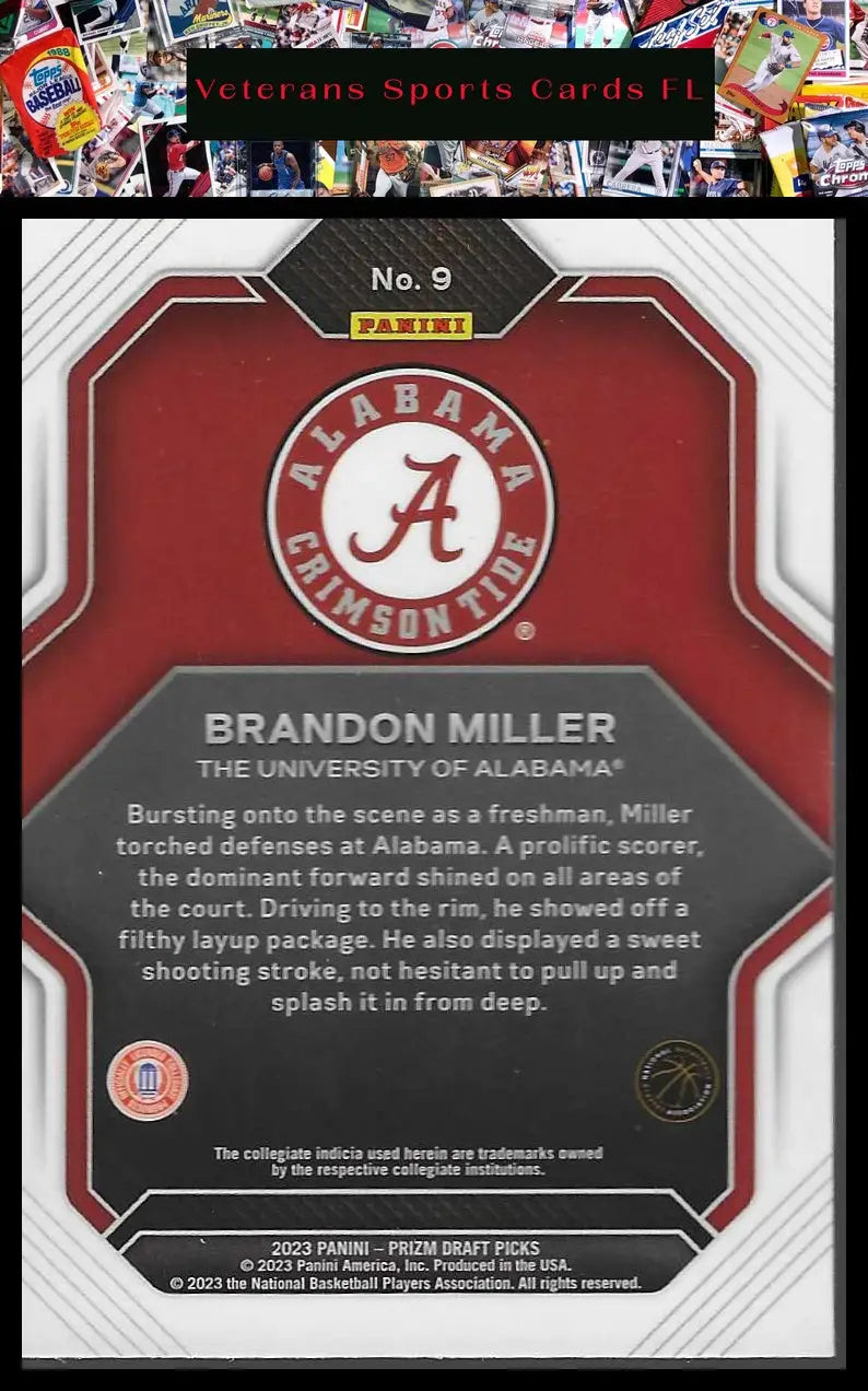 2023 Panini Prizm Draft Picks #8 Cam Whitmore Brilliance - Basketball Card Single