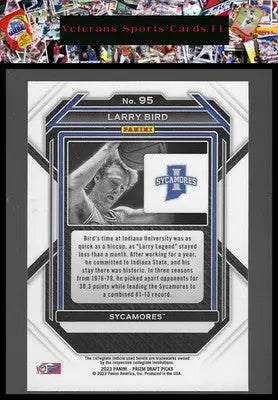 2023 Panini Prizm Draft Picks #95 Larry Bird