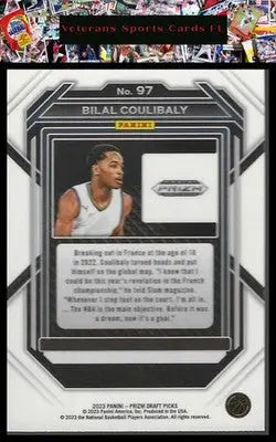 2023 Panini Prizm Draft Picks #97 Bilal Coulibaly - Basketball Card Single