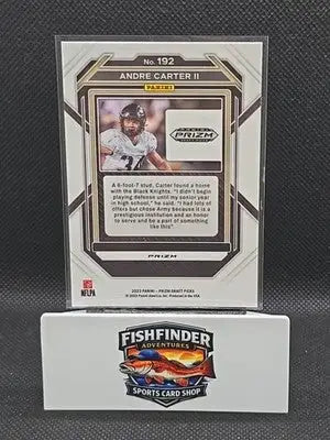 2023 Panini Prizm Draft Picks - Andre Carter II #192 Ruby Wave Prizm (RC) - Football Card Single