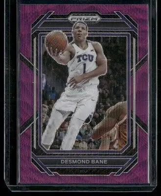2023 Panini Prizm Draft Picks Desmond Bane #90 Purple Wave Basketball - Basketball Card Single