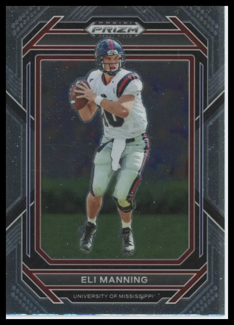 2023 Panini Prizm Draft Picks Eli Manning 37 Ole Miss Rebels - Football Card Single