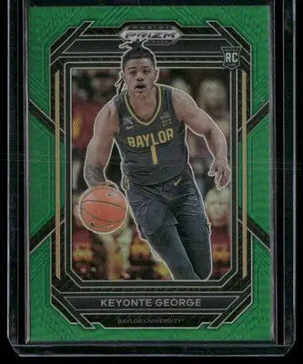 2023 Panini Prizm Draft Picks Keyonte George #47 Draft Picks RC Green Basketball - Basketball Card Single