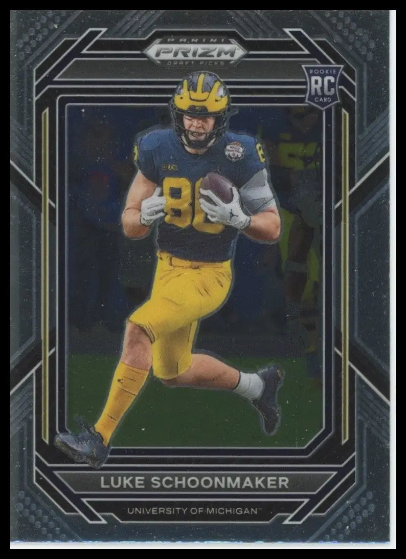 2023 Panini Prizm Draft Picks - Luke Schoonmaker #161 (RC) - Football Card Single