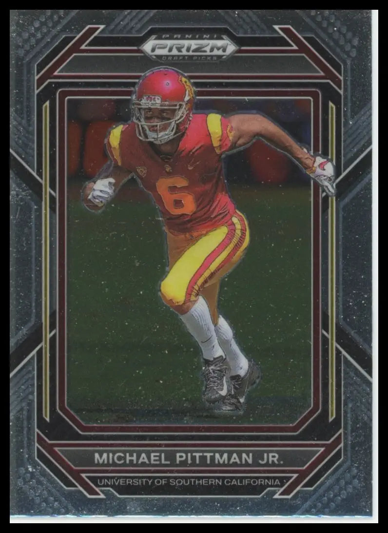 2023 Panini Prizm Draft Picks Michael Pittman Jr. 76 USC Trojans - Football Card Single