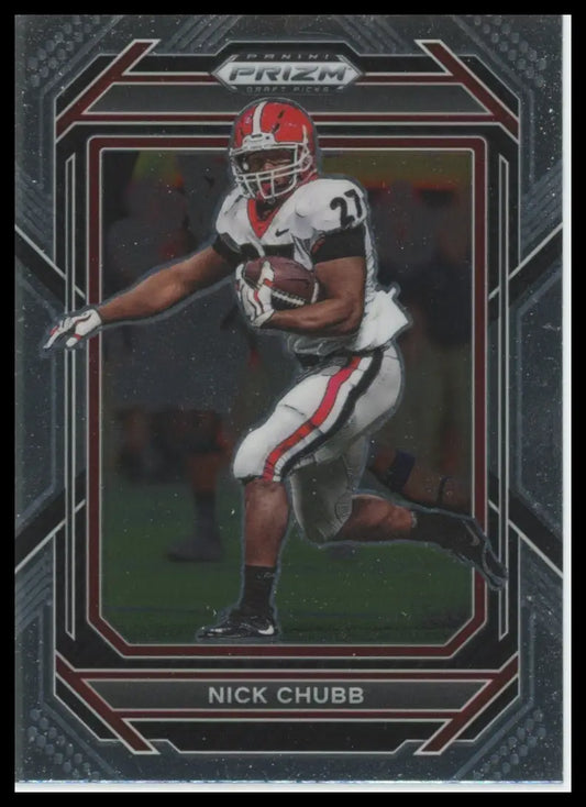2023 Panini Prizm Draft Picks Nick Chubb 80 Georgia Bulldogs - Football Card Single