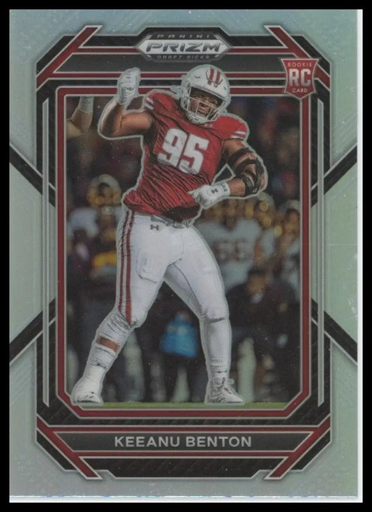 2023 Panini Prizm Draft Picks Silver Keeanu Benton #194 Wisconsin Badgers Card - Football Card Single