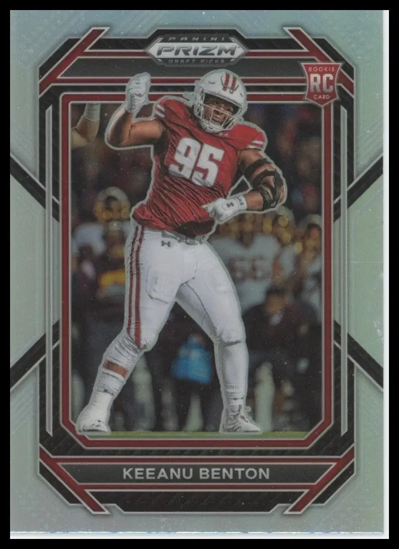 2023 Panini Prizm Draft Picks Silver Keeanu Benton #194 Wisconsin Badgers Card - Football Card Single
