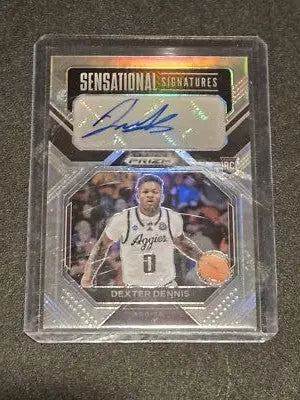 2023 Panini Prizm Draft Picks #SS-DXD Dexter Dennis Sensational Signatures - Basketball Card Single