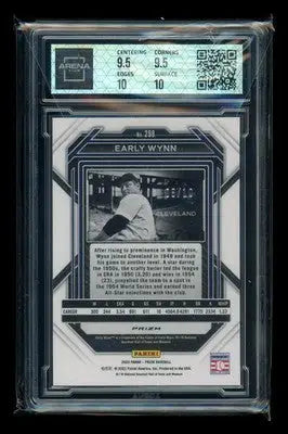 2023 Panini Prizm Early Wynn #298 Gold 08/10 Baseball Arena Club 10