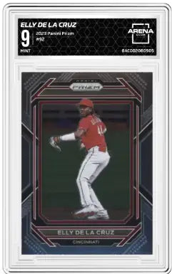 2023 Panini Prizm Elly De La Cruz #92 Baseball Arena Club 9 - Baseball Card Single