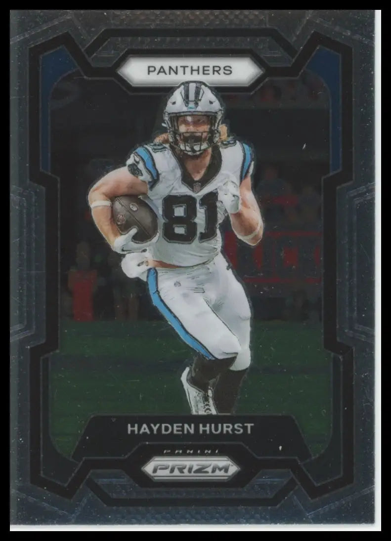 2023 Panini Prizm Hayden Hurst 42 Carolina Panthers - Football Card Single