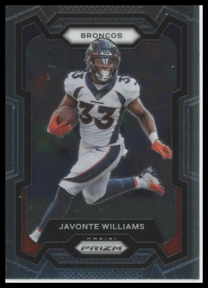 2023 Panini Prizm Javonte Williams #86 Denver Broncos Football Card NFL Sports - Football Card Single