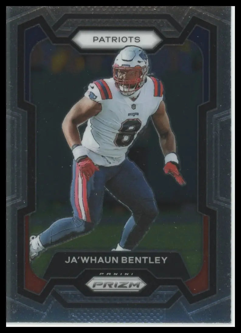 2023 Panini Prizm Ja’whaun Bentley 202 New England Patriots NM - Football Card Single